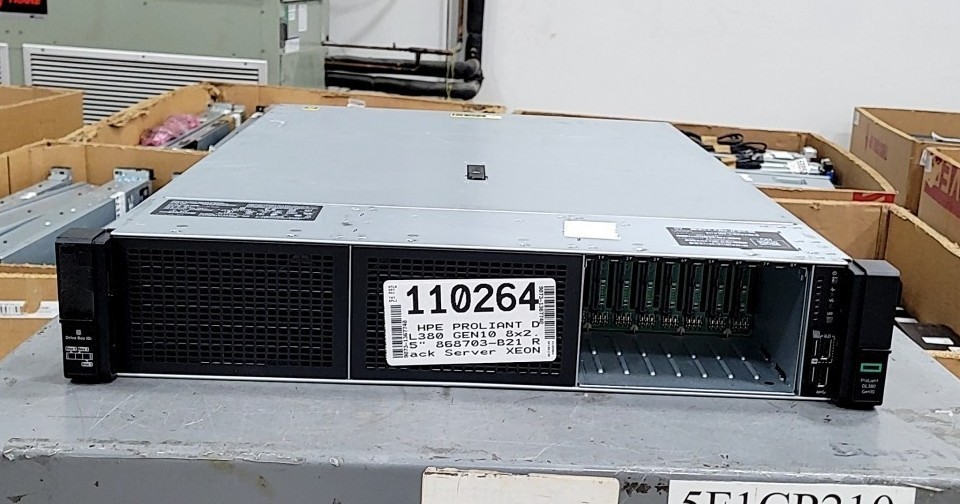 HPE PROLIANT DL380 GEN10 868703-B21 8x2.5" Server XEON GOLD 6246 p408i SEE NOTES