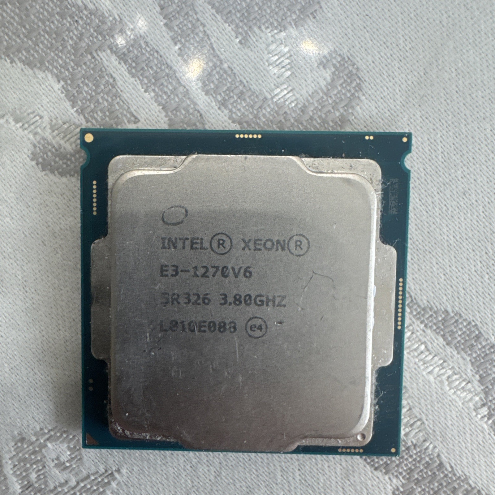Intel Xeon E3-1270 v6 SR326 3.8GHz Quad-Core 8-Thread LGA1151 Server CPU Tested