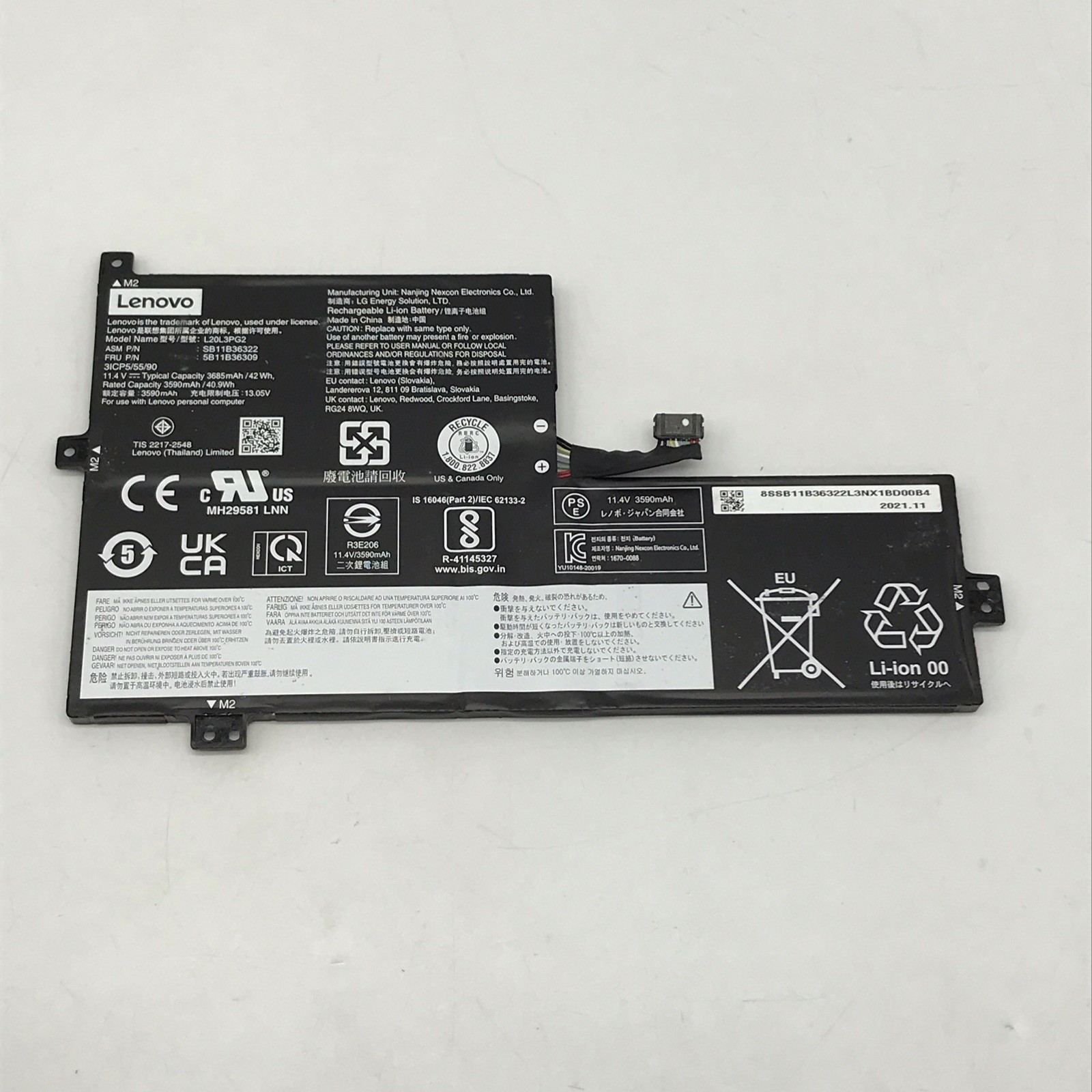 Lenovo 500e G3 Battery L20L3PG2