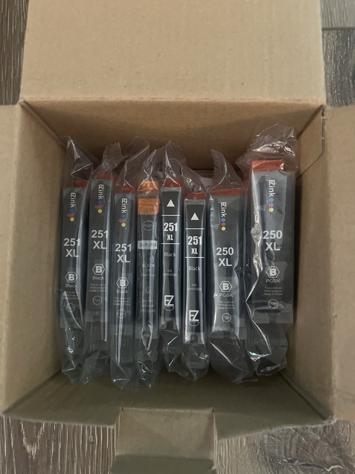 E-z Ink TM Compatible Cartridge Replacements for Canon Pgi-250xl 250 XL, 251 XL