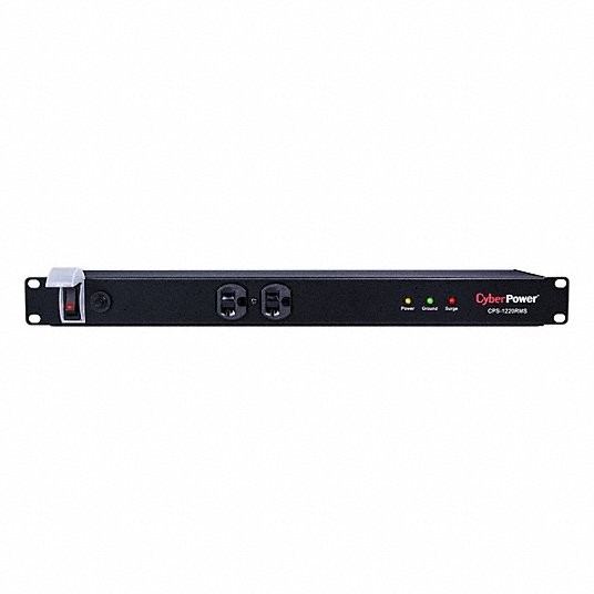 CYBER POWER POWER DISTRIBUTION UNIT: 120V AC, 12 OUTLETS - BLACK