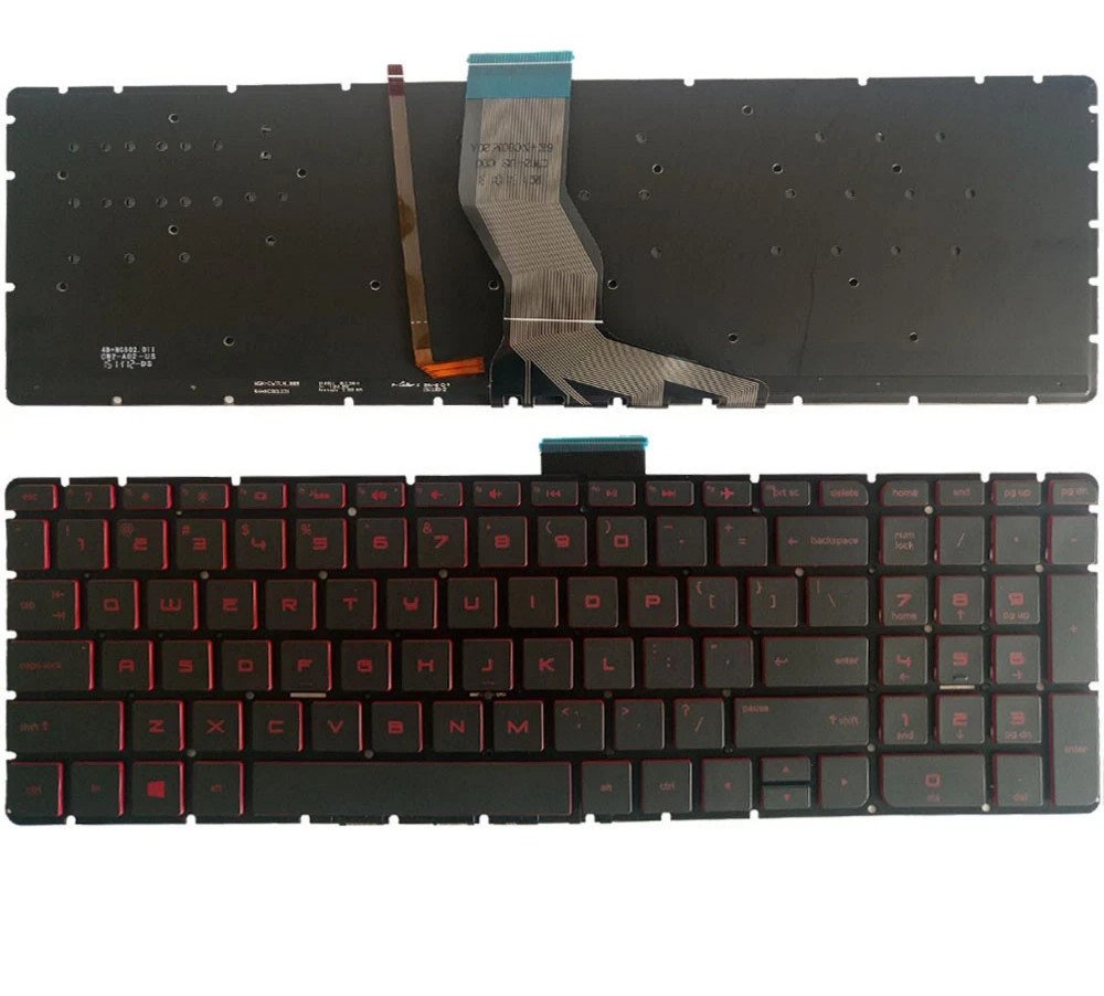 HP Omen 17-W000 17-W100 17-W200 17t-w000 17t-w100 17t-w200 US keyboard backlit