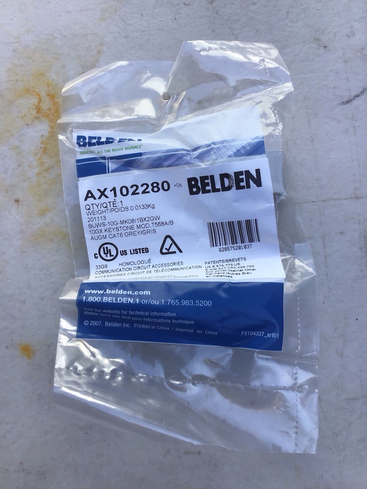 Brand New Belden AX102280 Cat. 6 - 