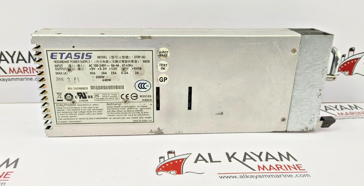 ETASIS EFRP-463 REDUNDANT POWER SUPPLY MODEL (FAST SHIP BY DHL/FEDEX)