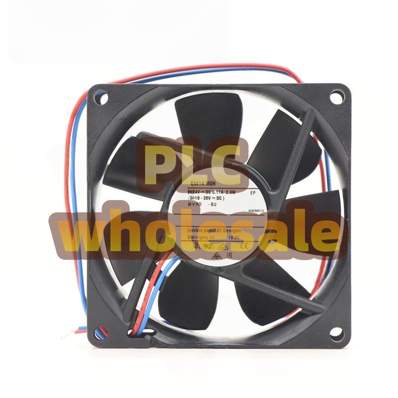 For Ebmpapst 8414NGH Axial Fan 24VDC 2.8W 80*80*25mm High-end Instrument