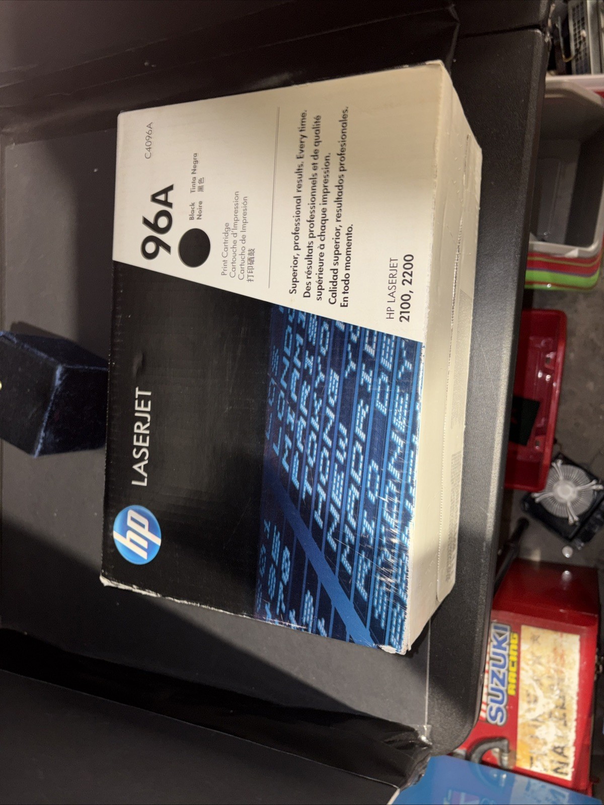 New Genuine HP 96A Black Toner Cartridge C4096A OEM for LaserJet 2100/2200