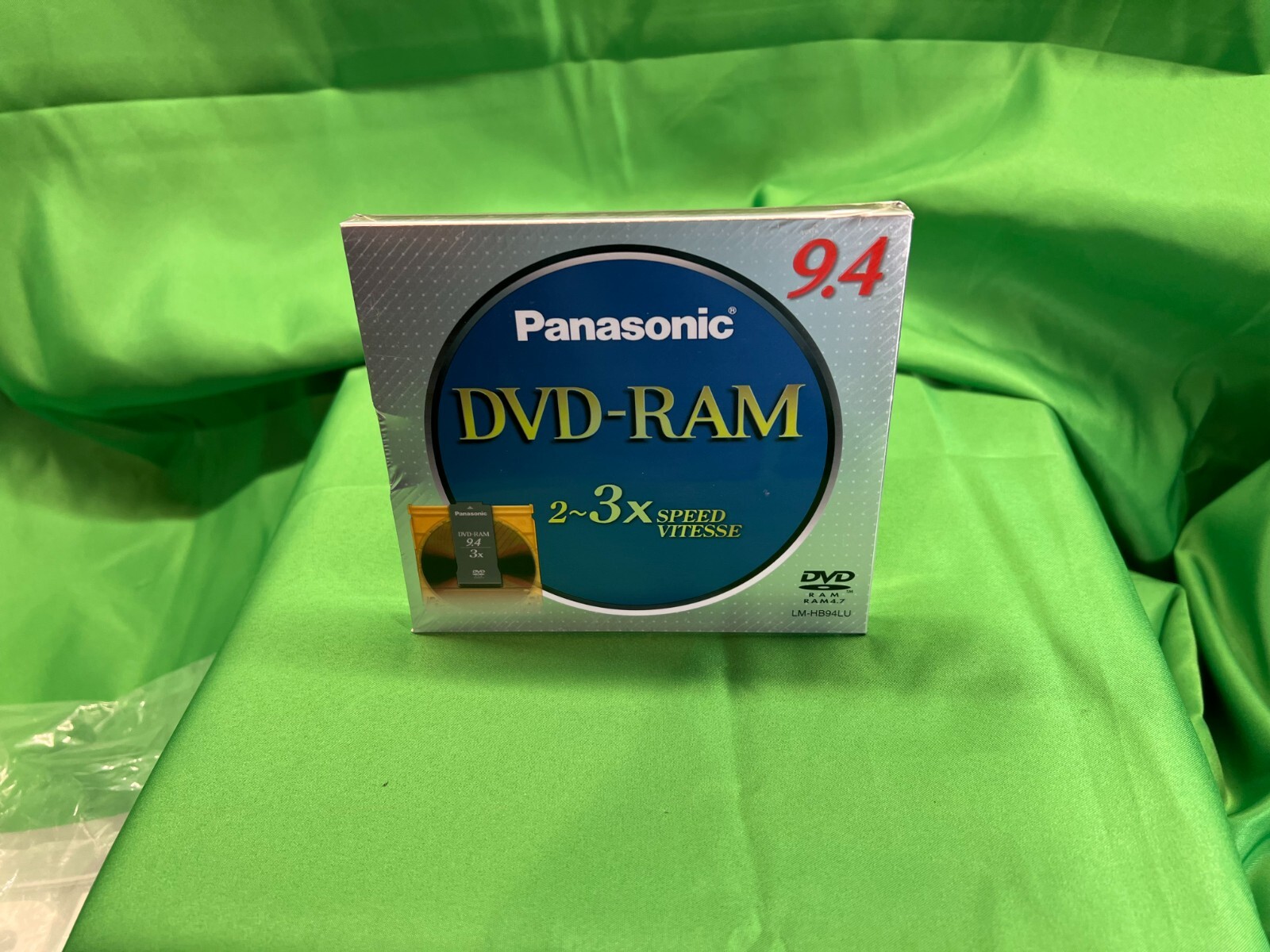 *NEW/SEALED* Panasonic DVD-RAM Double-Sided Rewritable 3X 9.4GB