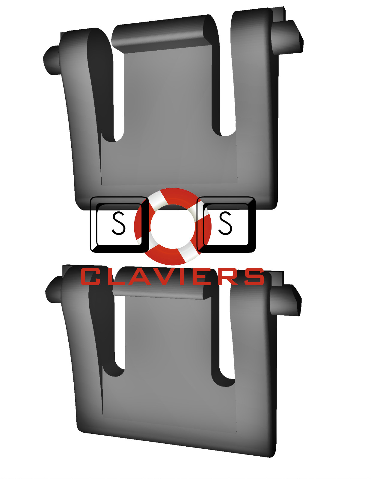 Replacement Feet for Compaq PR1101U Keyboard