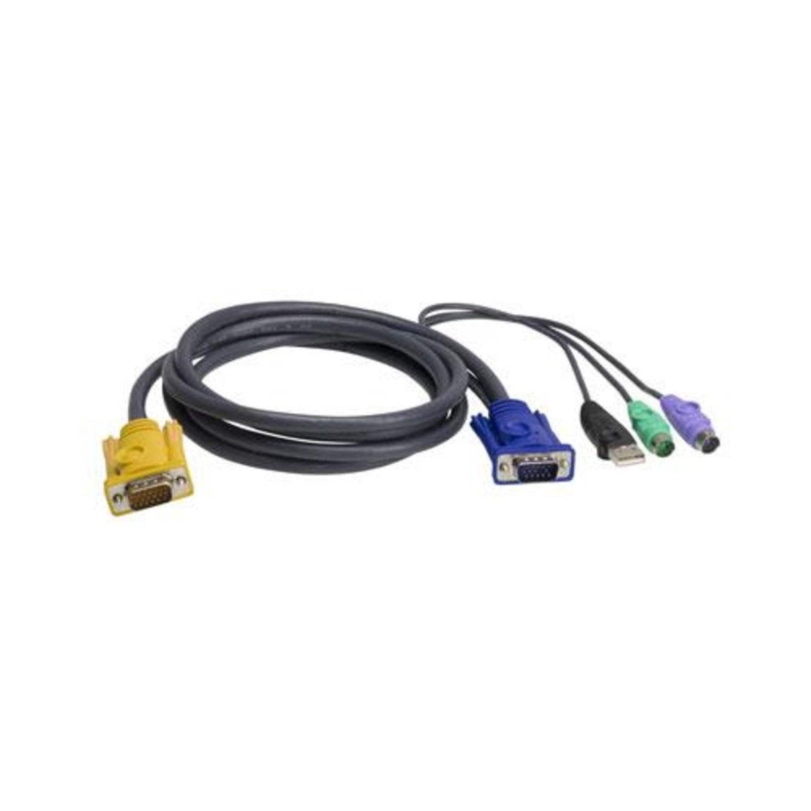 Aten - 2L-5302UP - ATEN Combo kVM Cable - 6 ft KVM Cable - First End: 1 x