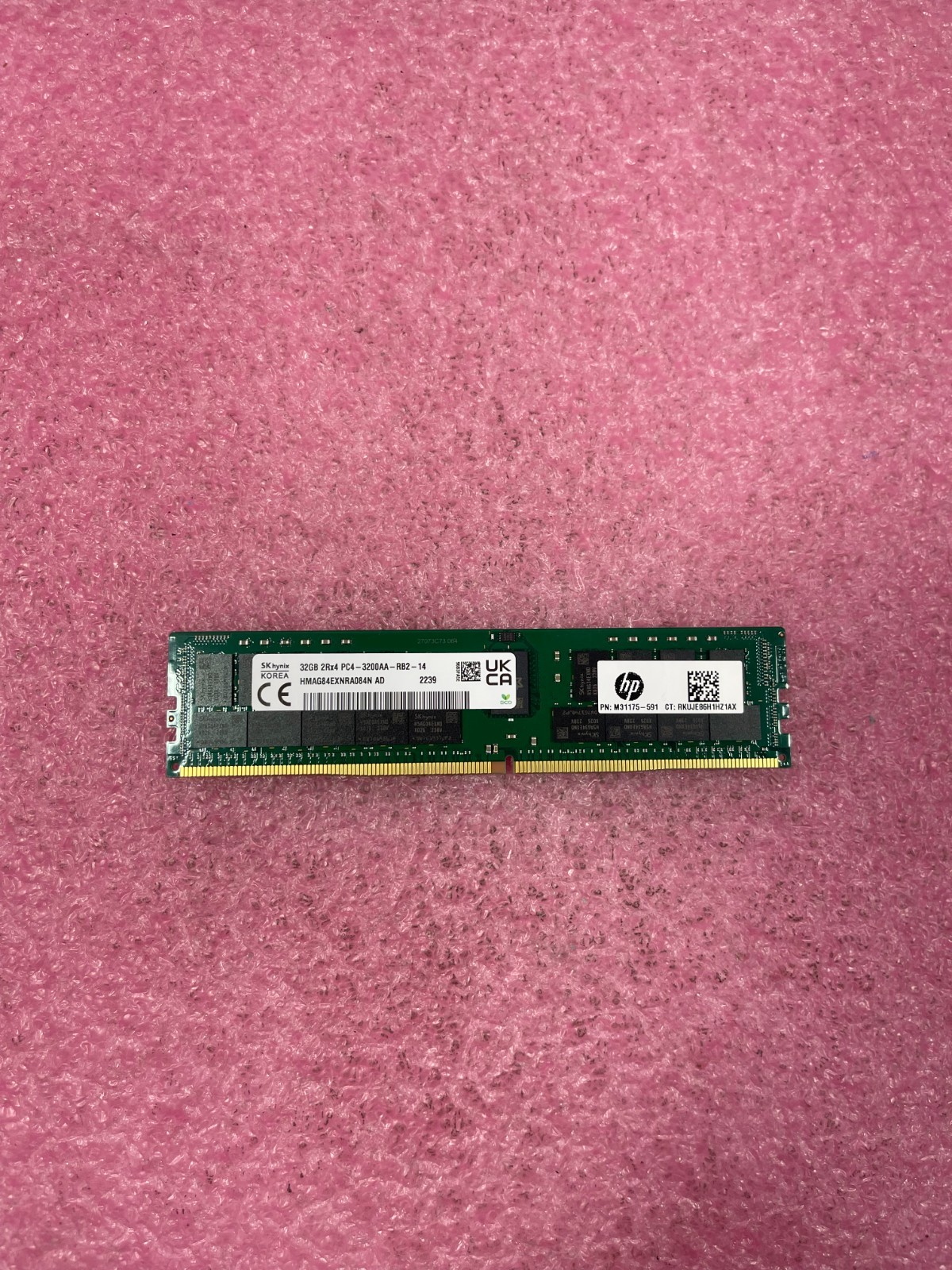 Strong-IT HP M31175-591 32GB DDR4 2Rx4 PC4-25600 3200Mhz ECC HMAG84EXNRA084N
