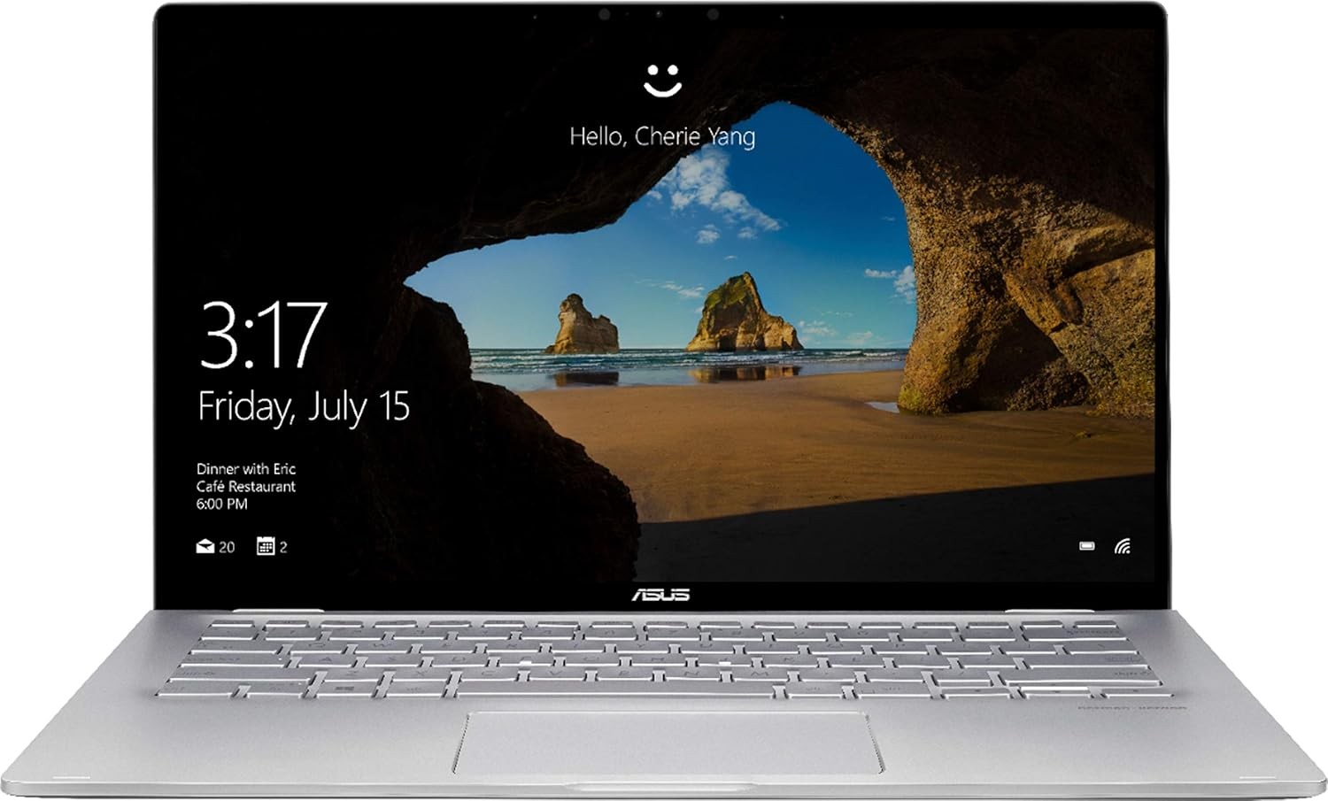 Asus ZenBook Q406DA 14" Ryzen 5 3500U 8GB RAM 256GB SSD Touchscreen Silver