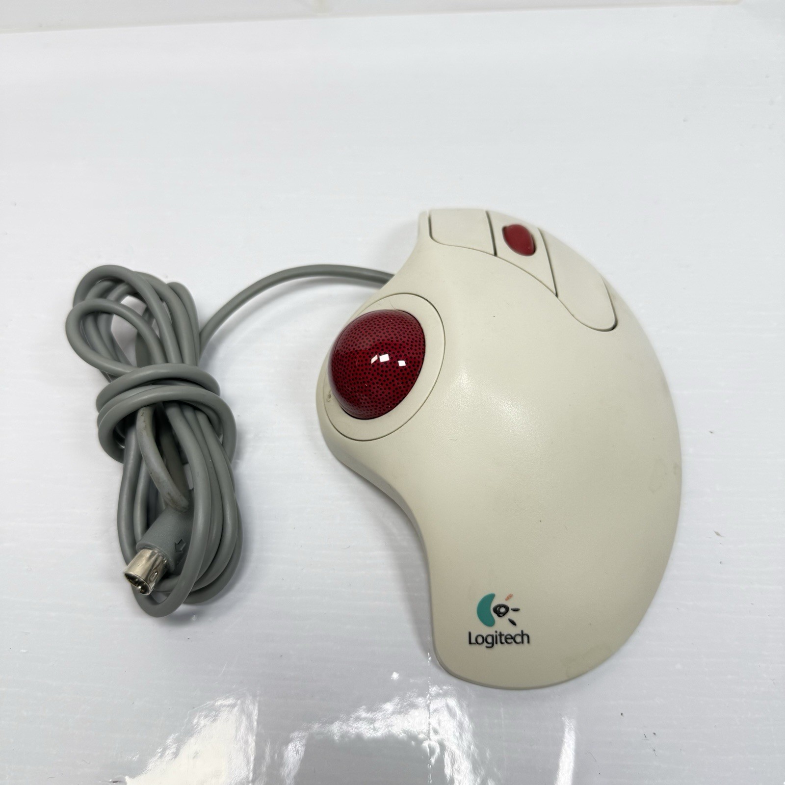 Logitech Trackman Marble Plus Wheel Trackball Mouse T-CL13 Pin