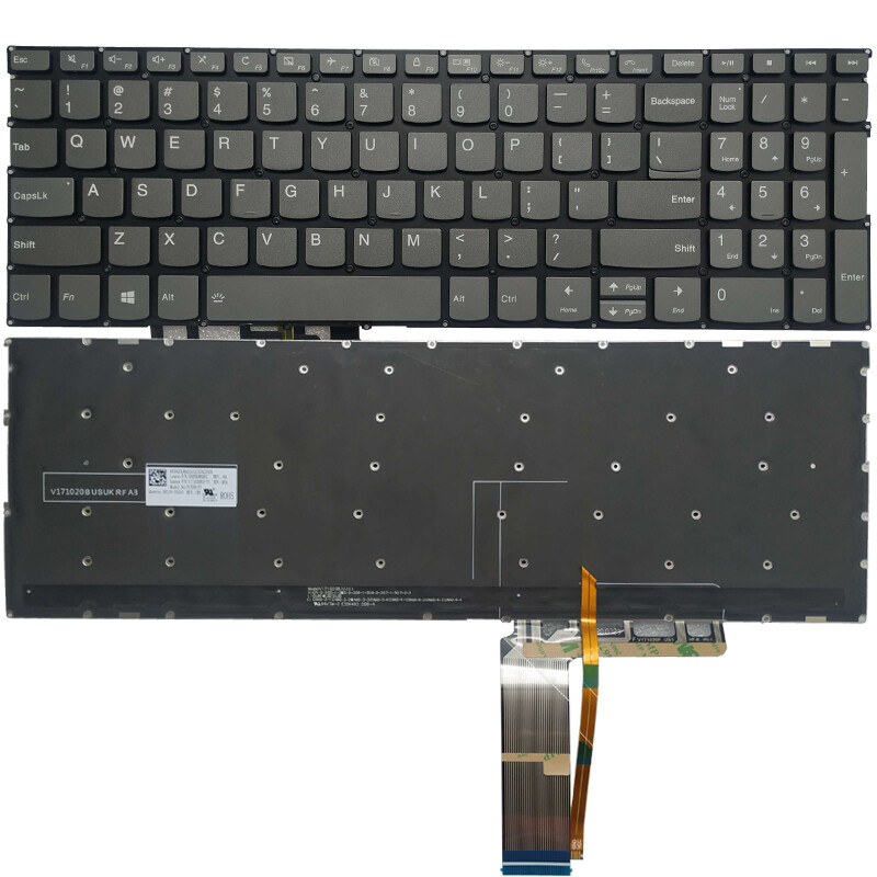 Laptop US Keyboard NEW for Lenovo ThinkBook 15-IML 15-IIL Backlit