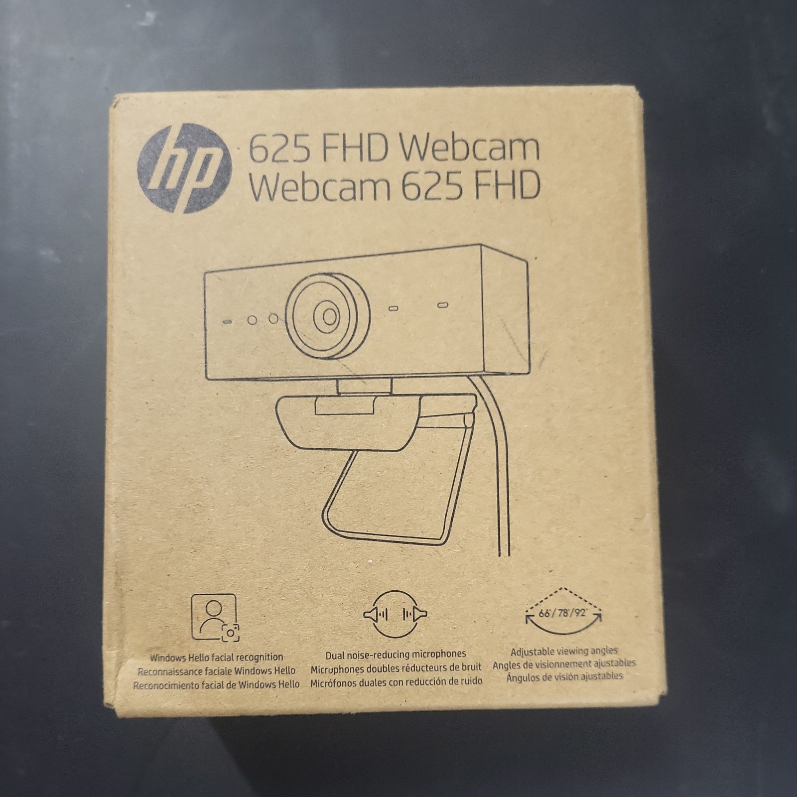 HP - 6Y7L1AA#ABL - 625 Webcam - 4 Megapixel - 60 fps - USB Type A