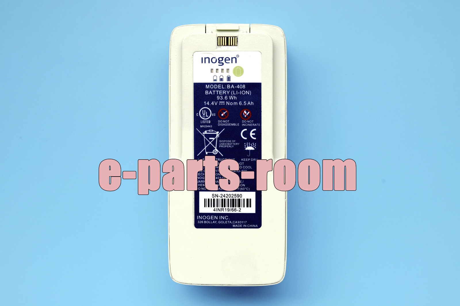 8-Cell BA-408 NEW Genuine Double Extended Life Battery for Inogen G4 & OxyGo