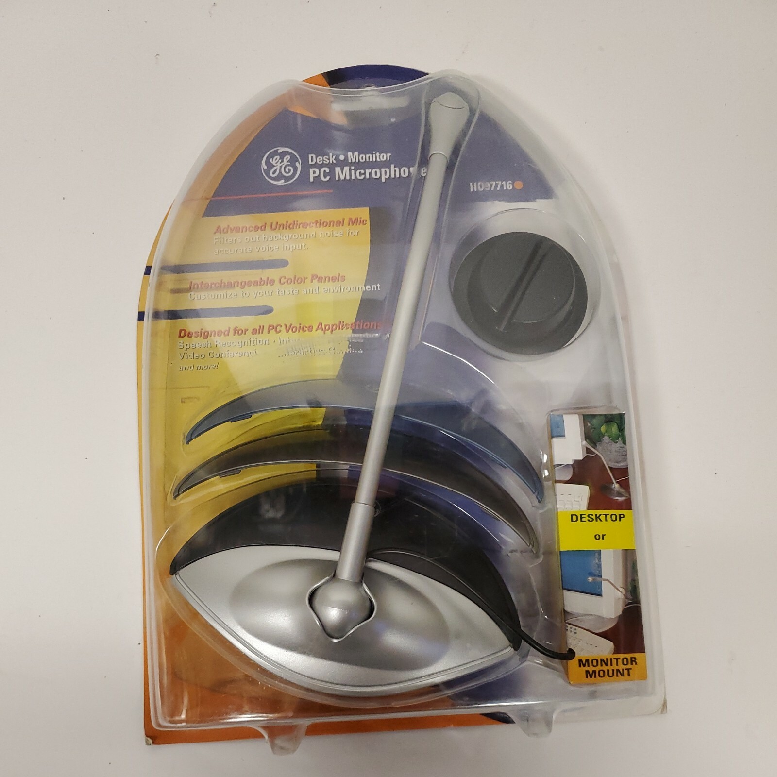 GE Desk Monitor PC Microphone New Sealed- H097716- 
