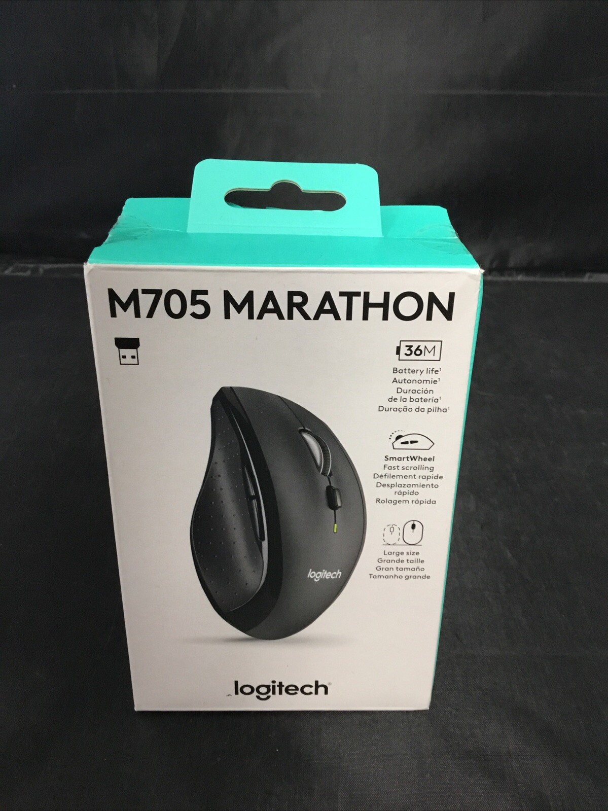 Authentic Logitech Marathon M705 Wireless Mouse (910-001935)