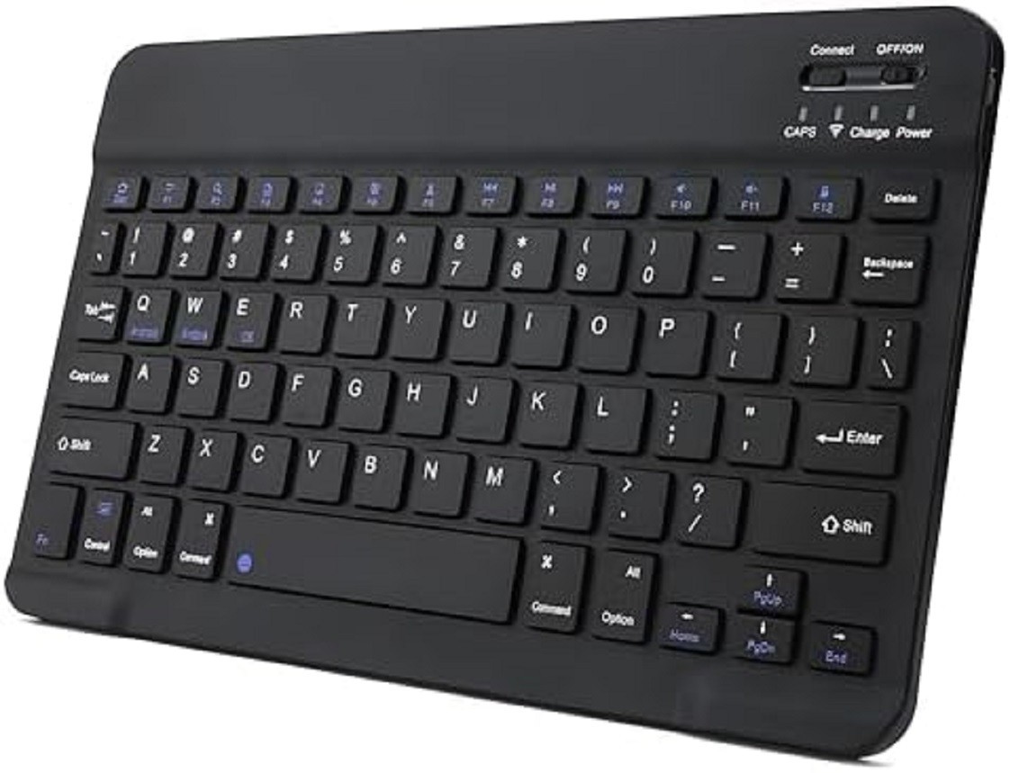 Bluetooth Keyboard for iPad, Rechargeable Slim Portable Wireless Keyboard