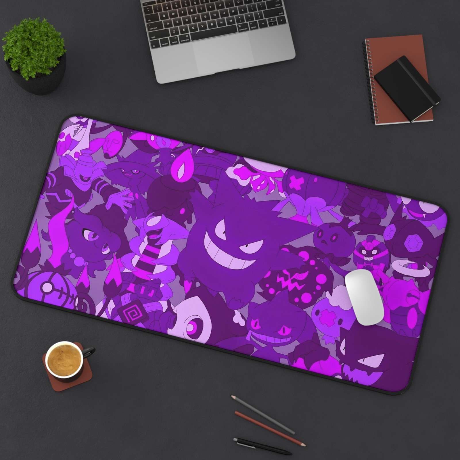 Ghost Type Pokemon Gaming Desk Mat Mouse Pad Playmat