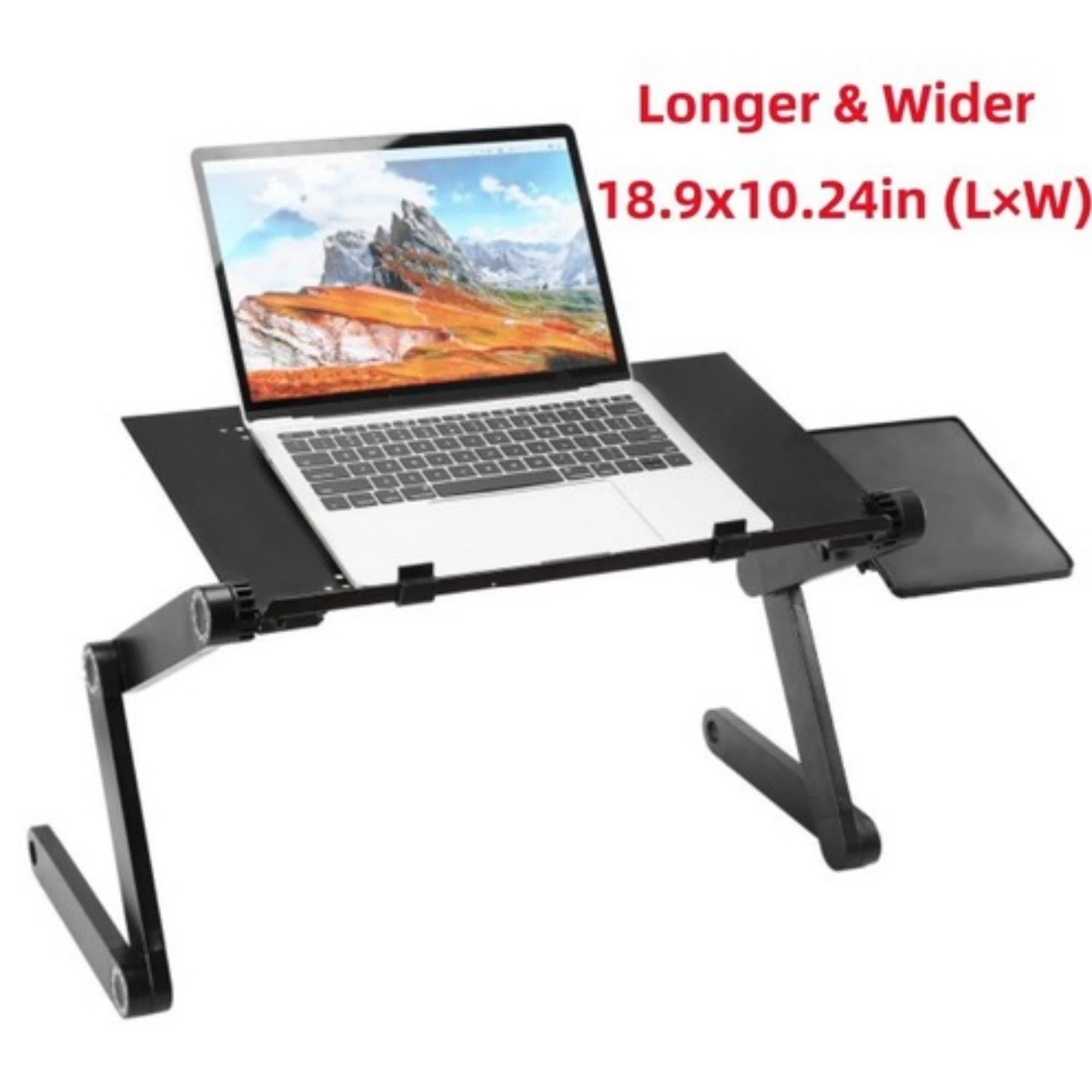 360° Adjustable Laptop Table Stand Lap Sofa Bed Tray Foldable PC Notebook Desk