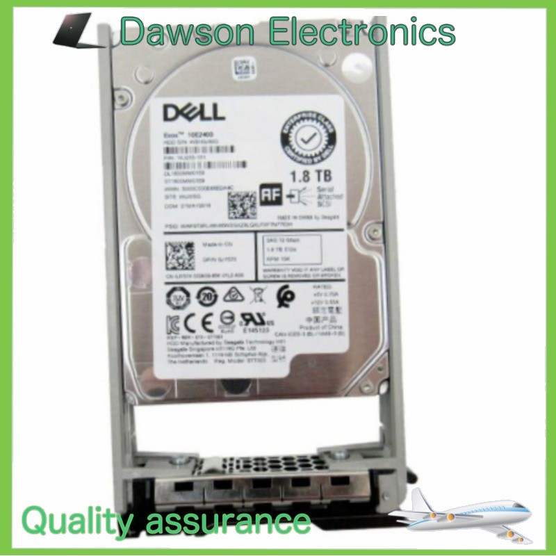 NewDell 0JY57X 1.8TB HDD 10K RPM 2.5" SAS Model: ST1800MM0159 JY57X W TRAY