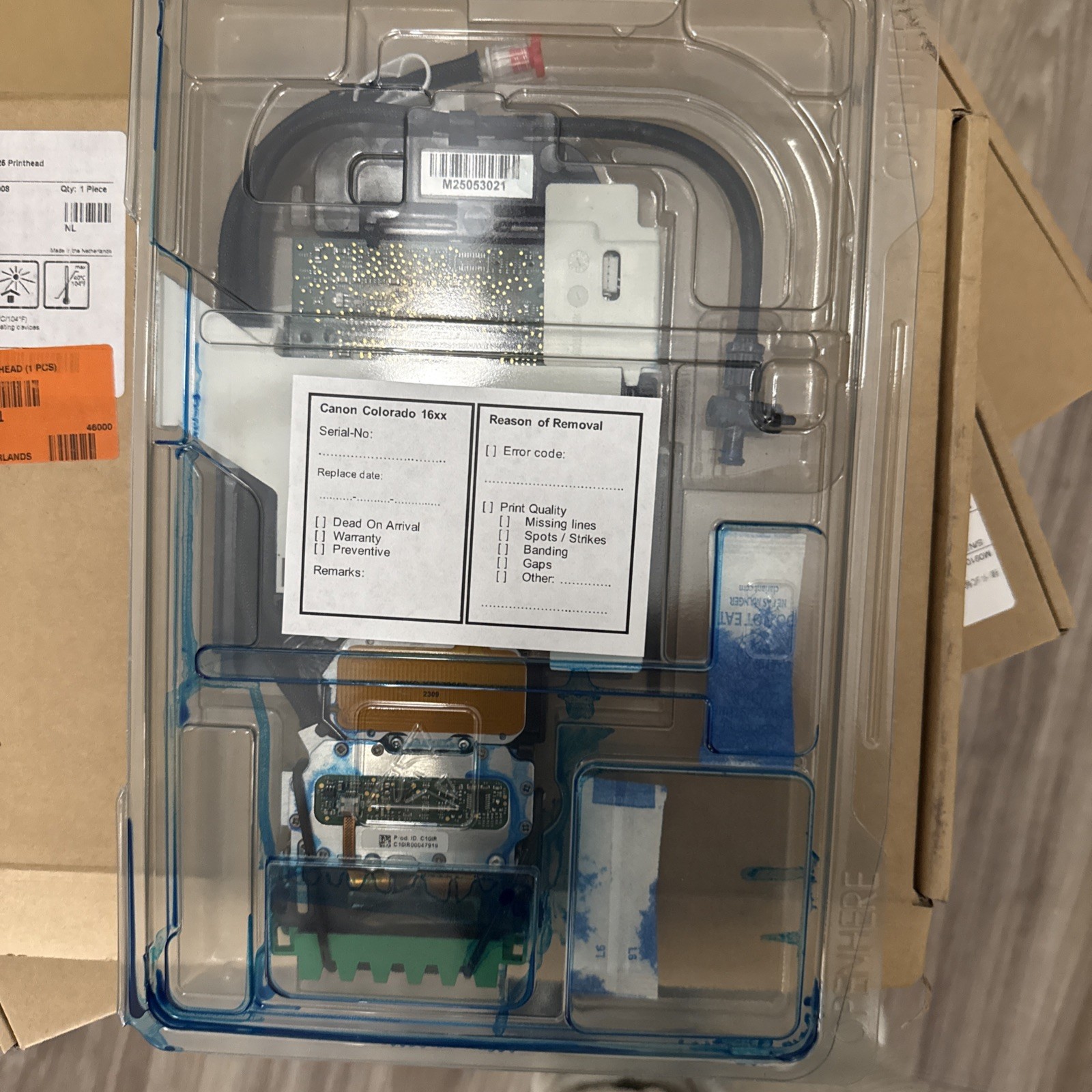 Pre owned GENUINE Canon UVGEL 425 Printhead  1070129581  Cyan (L4)