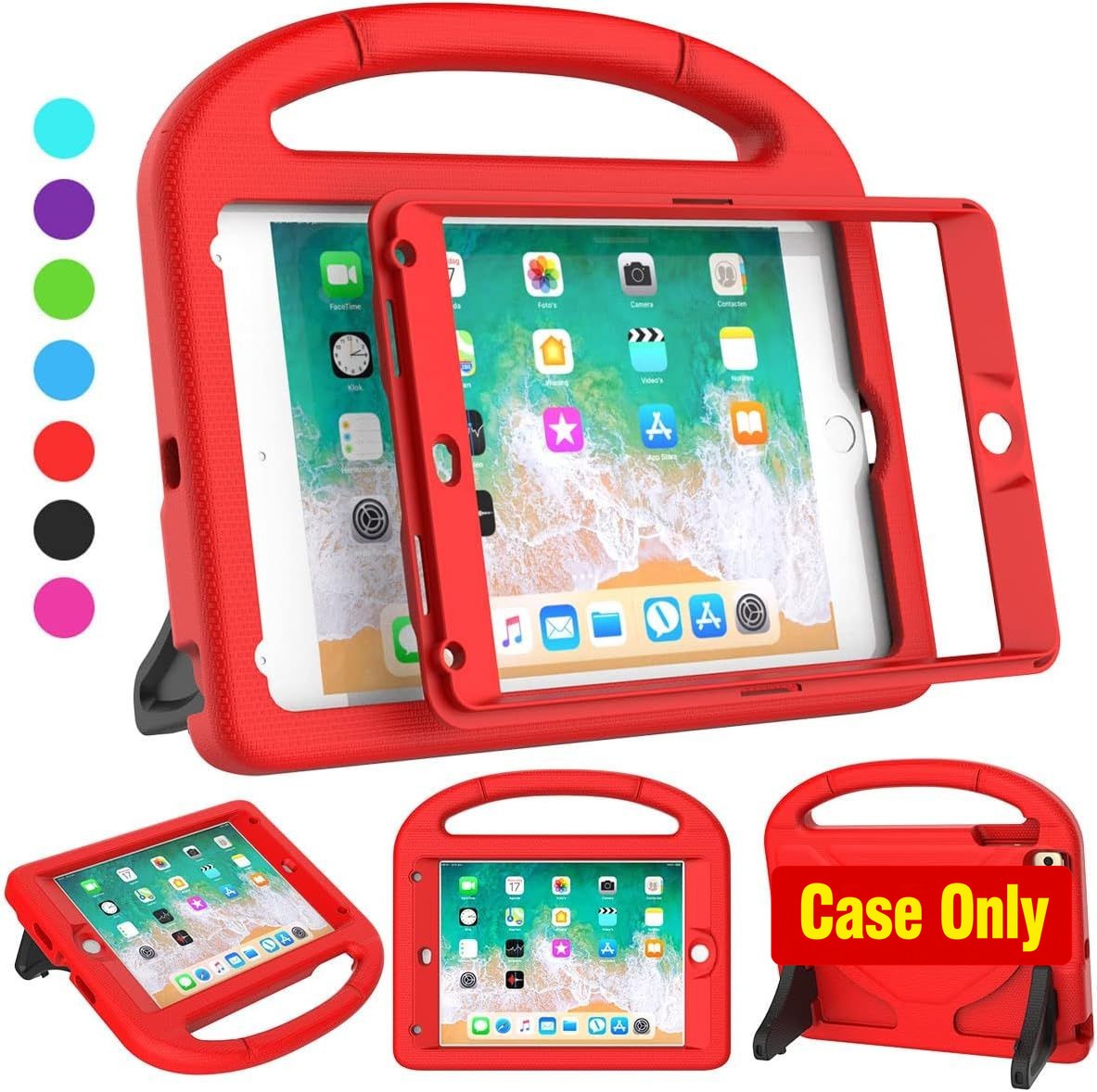 Durable Shockproof Case with Built-in Screen Protector for iPad mini 4/5 (7.9")