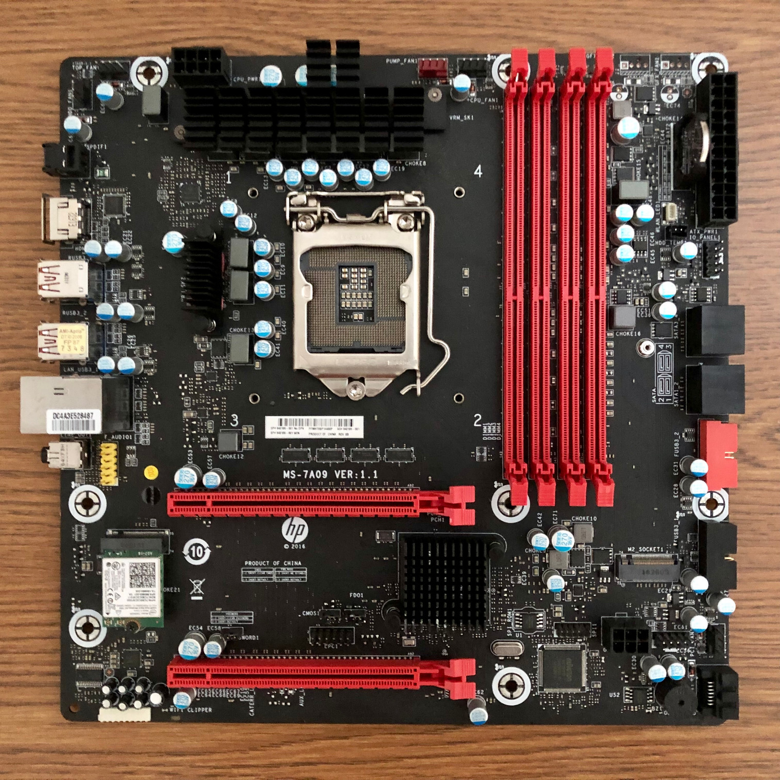 HP MS-7A09 Ver. 1.1 LGA1151 ATX Motherboard (840106-001)
