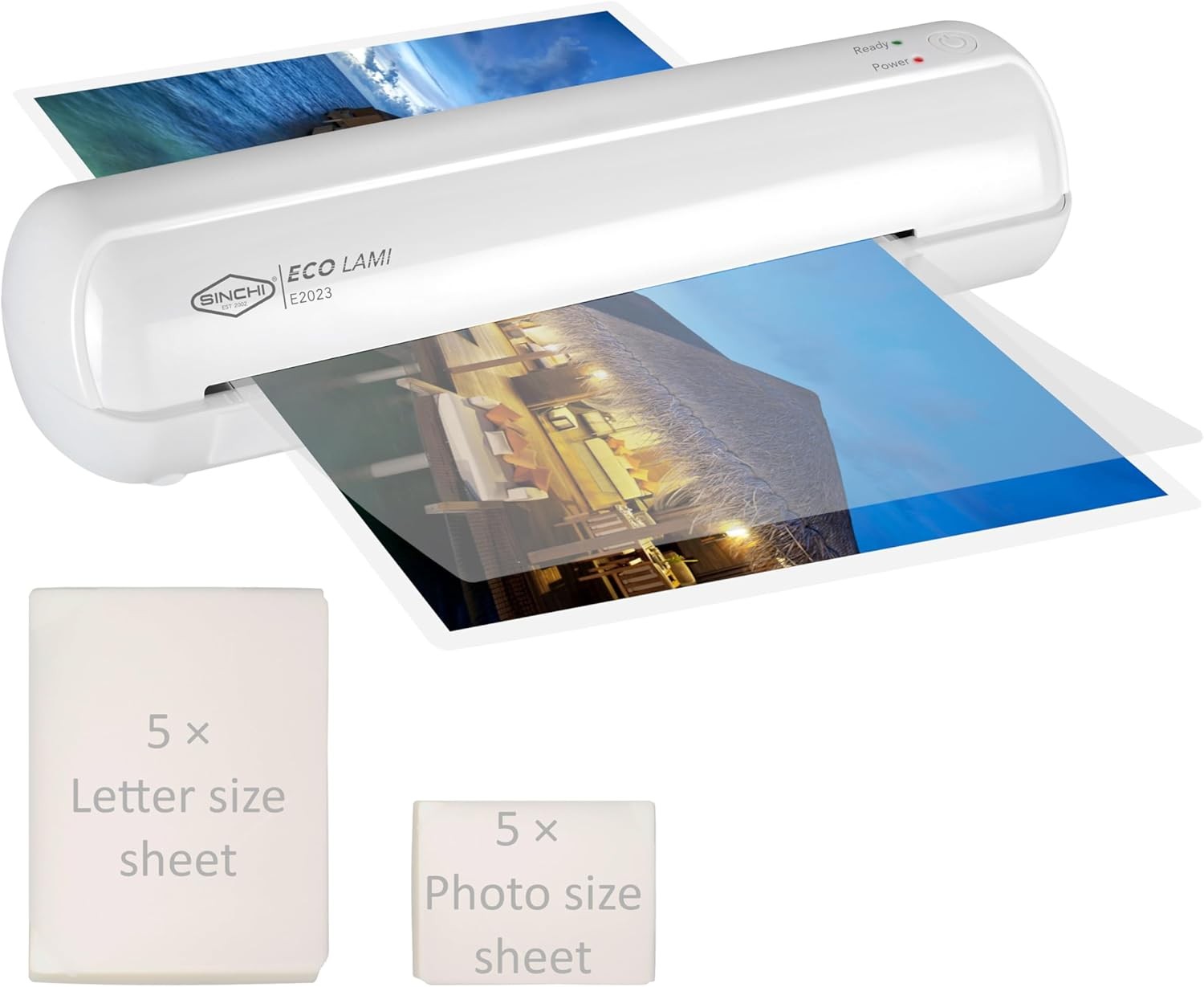 9-Inch Thermal Laminator, 3–5 Mil, 3-Min Warm-Up, Compact Lamination Machine