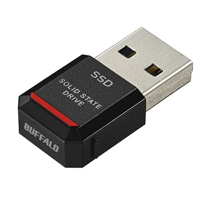 BUFFALO Ultra Compact Portable SSD 500GB - USB3.2 Gen2 SSD-PST500U3-BA External