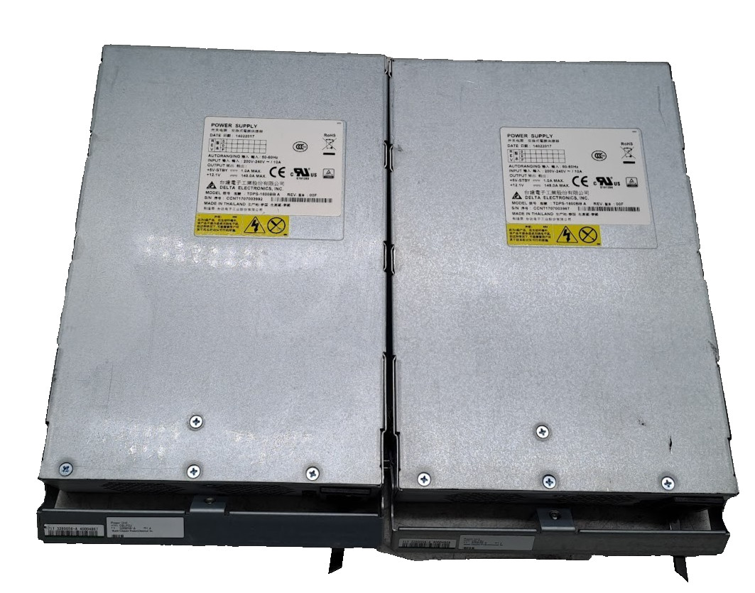 2X DELTA ELECTRONICS TDPS-1800BB A 1800W Power Supply