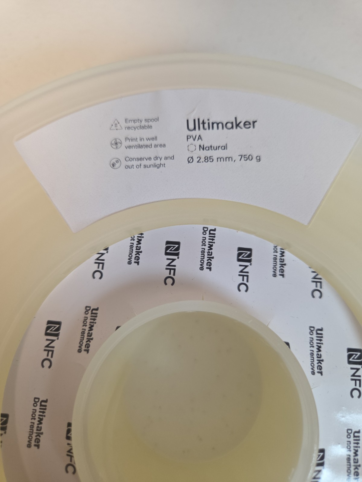 Ultimaker PVA Natural 9731 Filament 2.85mm 750g 3D Printer Filament (Open Box)