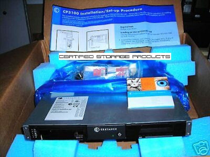 CERTANCE CP3100 D2D2T 160GB Disk Drive DAT 72 Data Tape Drive CP3101R1-160-S HDD