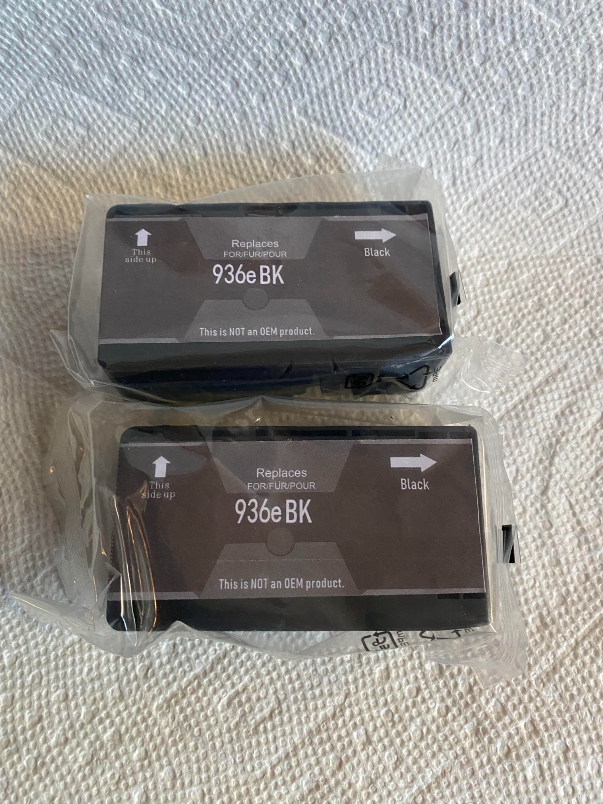 936e BK Black Ink Cartridge Replacement   2 cut.
