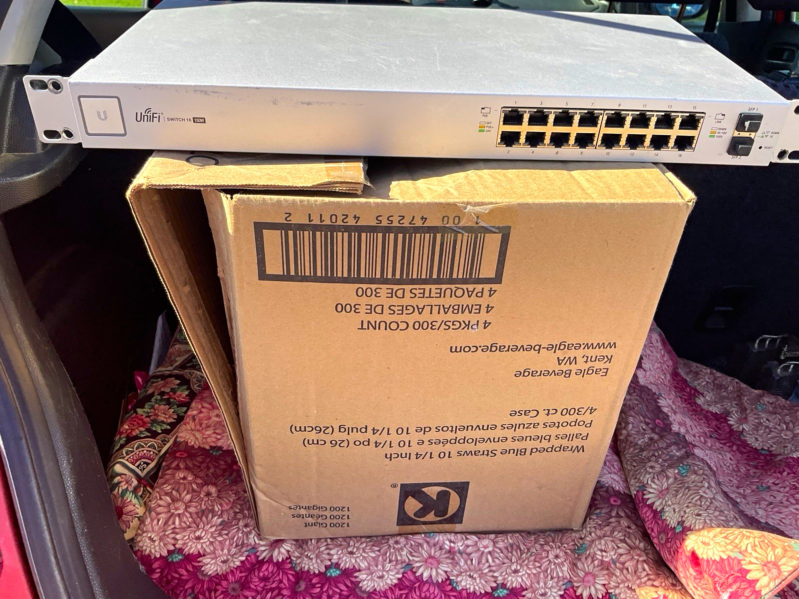 Ubiquiti UniFi Switch 16 150W US-16-150W 16-Port Gigabit PoE 1U