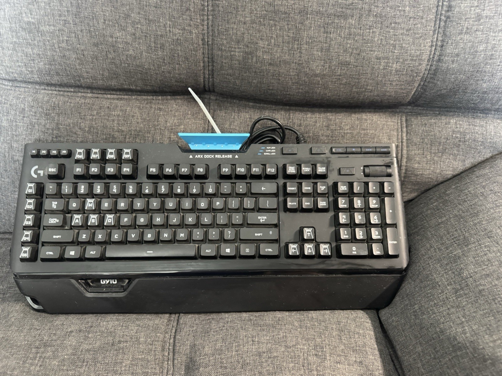 Logitech G910 Orion Spectrum RGB Mechanical Wired Gaming Keyboard - Black