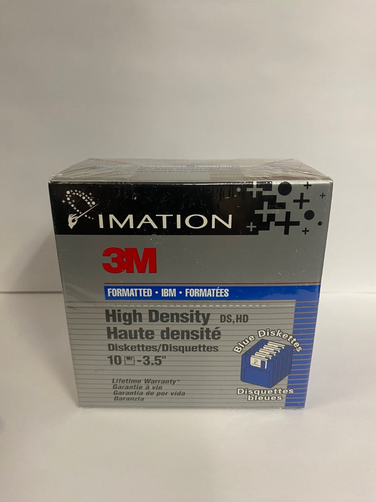 3M IMATION High Density Diskettes 1.44MB 3.55” 10 Pack Sealed