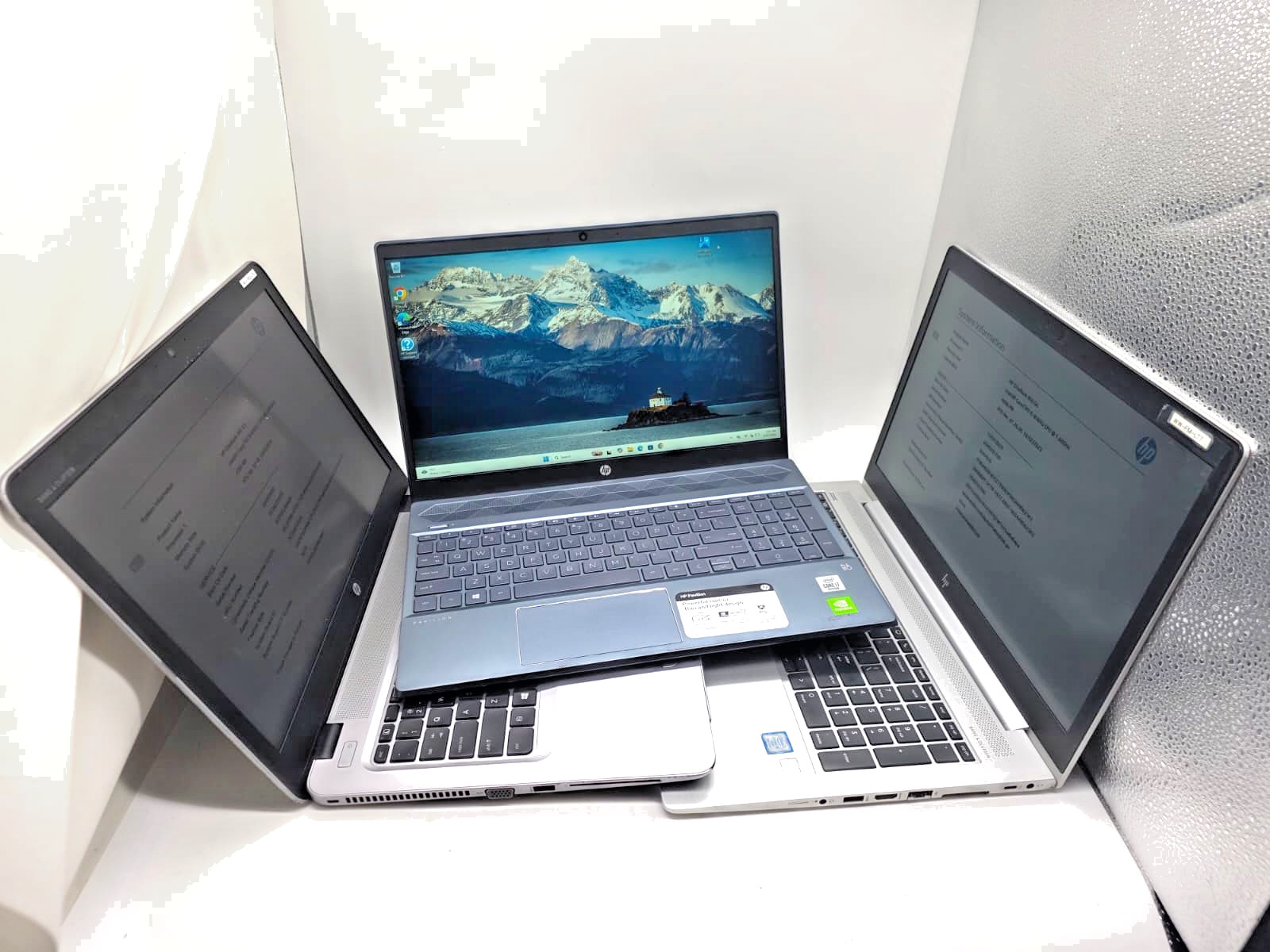 Lot 3 of HP ELITEBOOK PAVALION  laptops 15'' core i5 10th Gen,8th gen AS IS READ