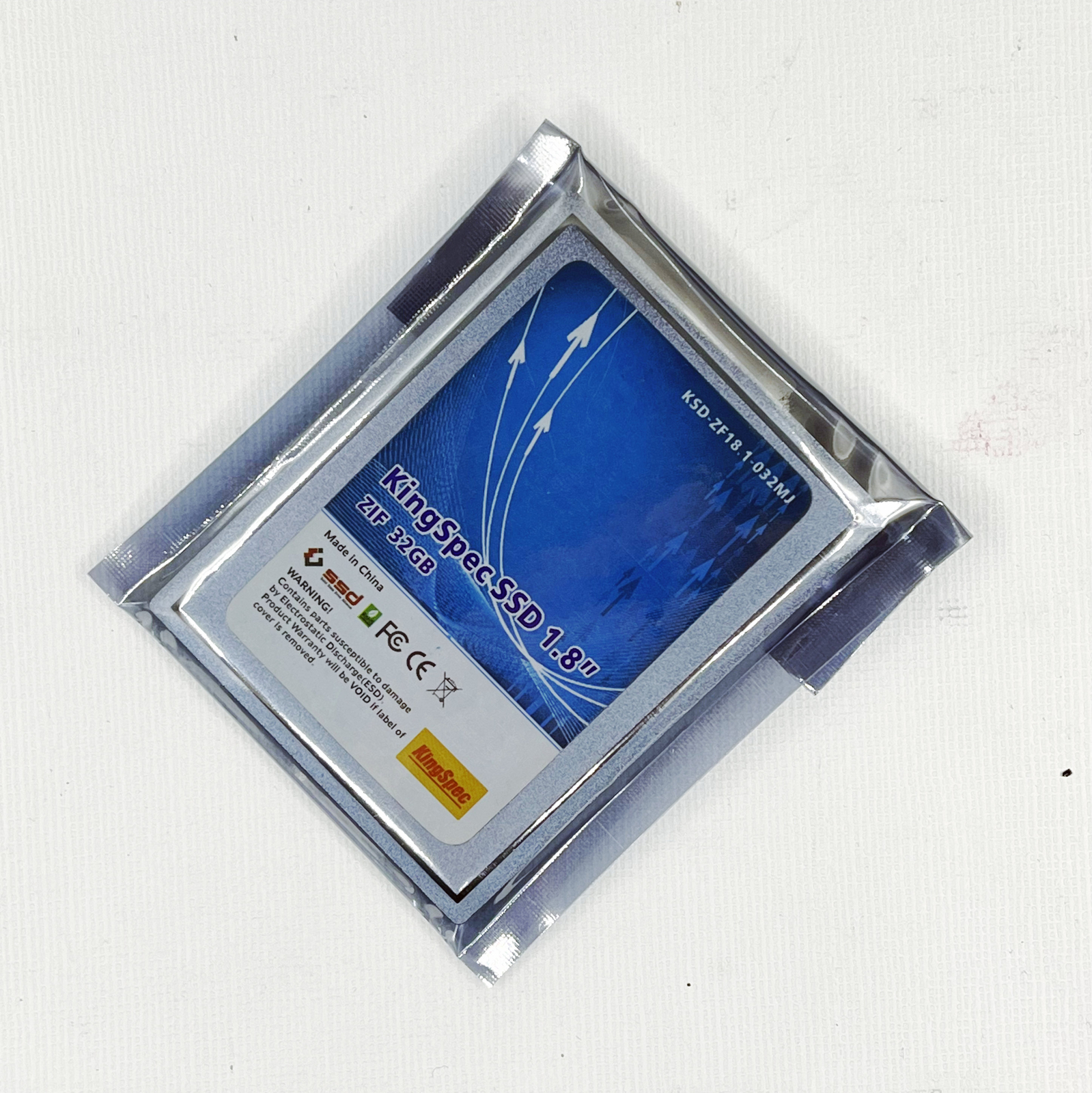 KingSPec 32GB (1.8''32GB SSD-ZIF) KSD-ZF18.1-032MJ 1.8" CE Solid State Drive