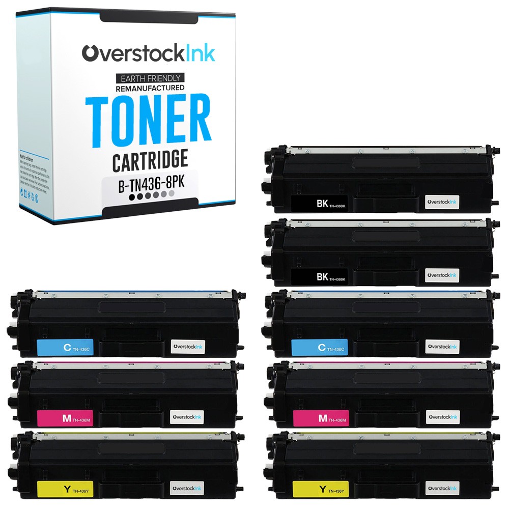 8X Compatible OSI TN436 Cartridges fits Brother MFCL8905CDW L9570CDW HL-L9310CDW