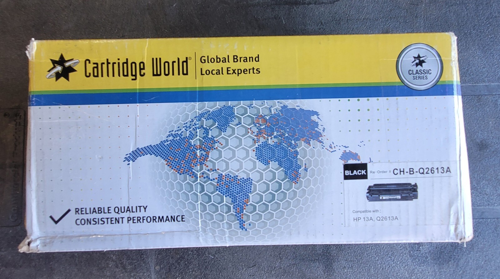 Cartridge World CH-B-Q2613A  Black Toner Cartridge For HP 13A, Q2613A NEW (17C)