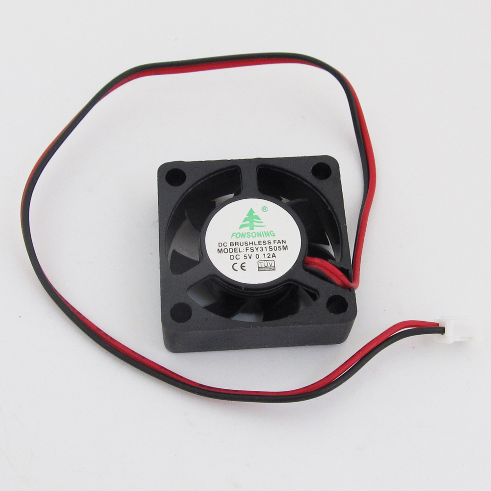 100x Brushless DC Cooling Fan 30x30x10mm 3010 5V 0.12A 7blade 2pin 2.0 Connector