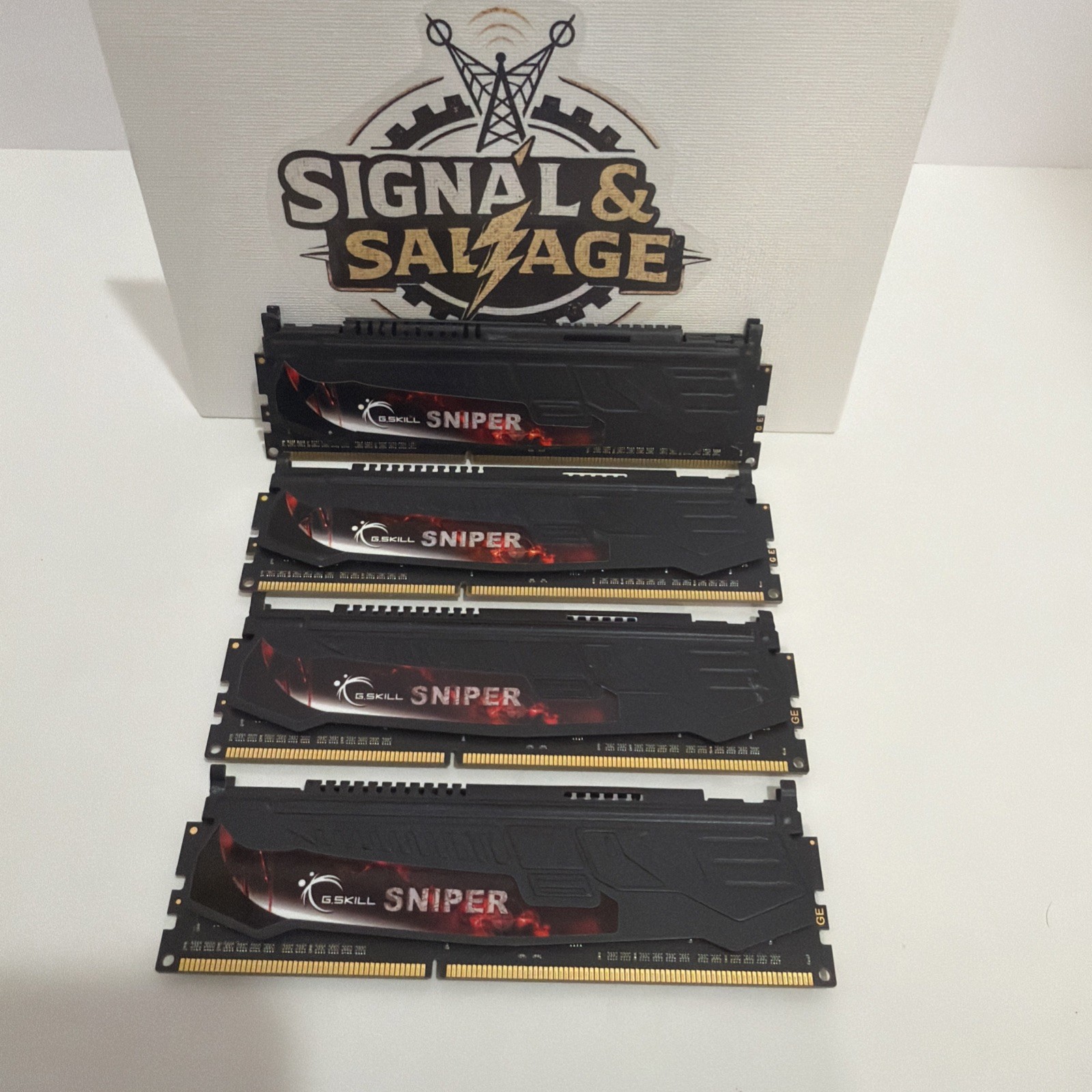 G.SKILL Sniper 16GB (4x4GB) DDR3-1866 PC3-14900 240-Pin DIMM XMP Tested