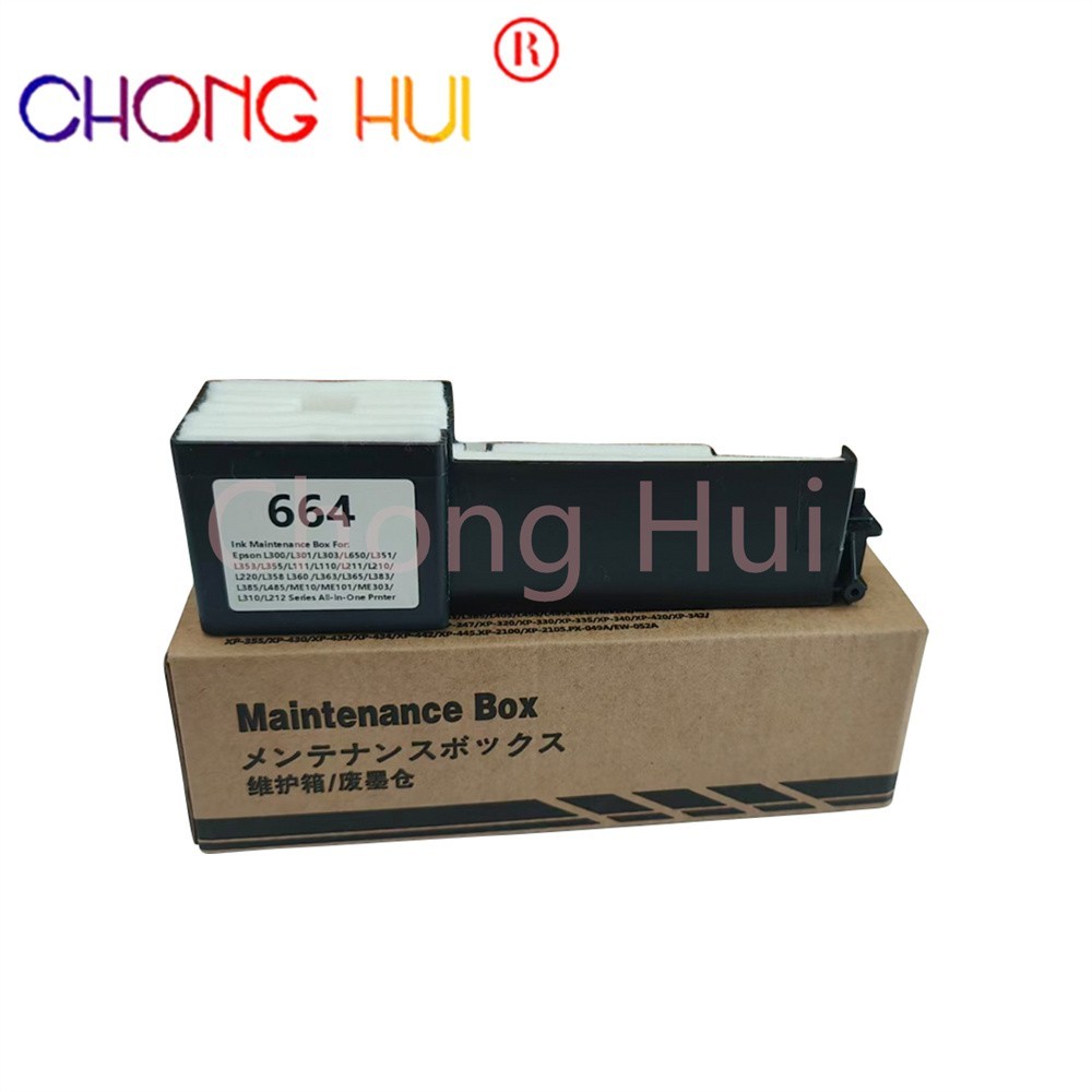 10X Suitable for Epson T664 maintenance box L360 L365 L385 L132 L362 L365 L366