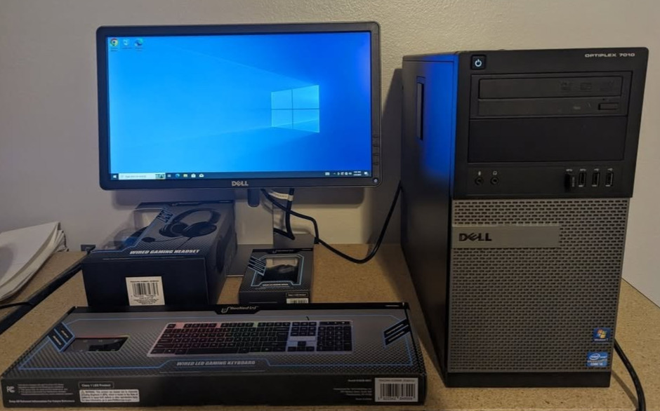 Full Setup Gaming Computer PC I5 16gb Ram 256GB SSD 1TB HDD RX550 4GB Plug&Play