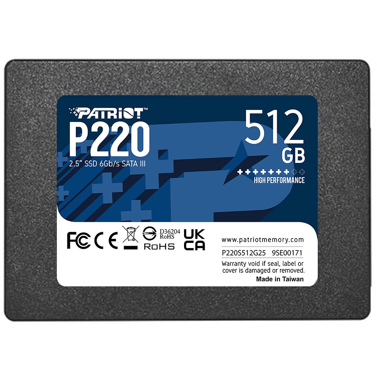 Patriot P220 SATA 3 512GB Internal Solid State Drive 2.5. Patriot is proud to pr