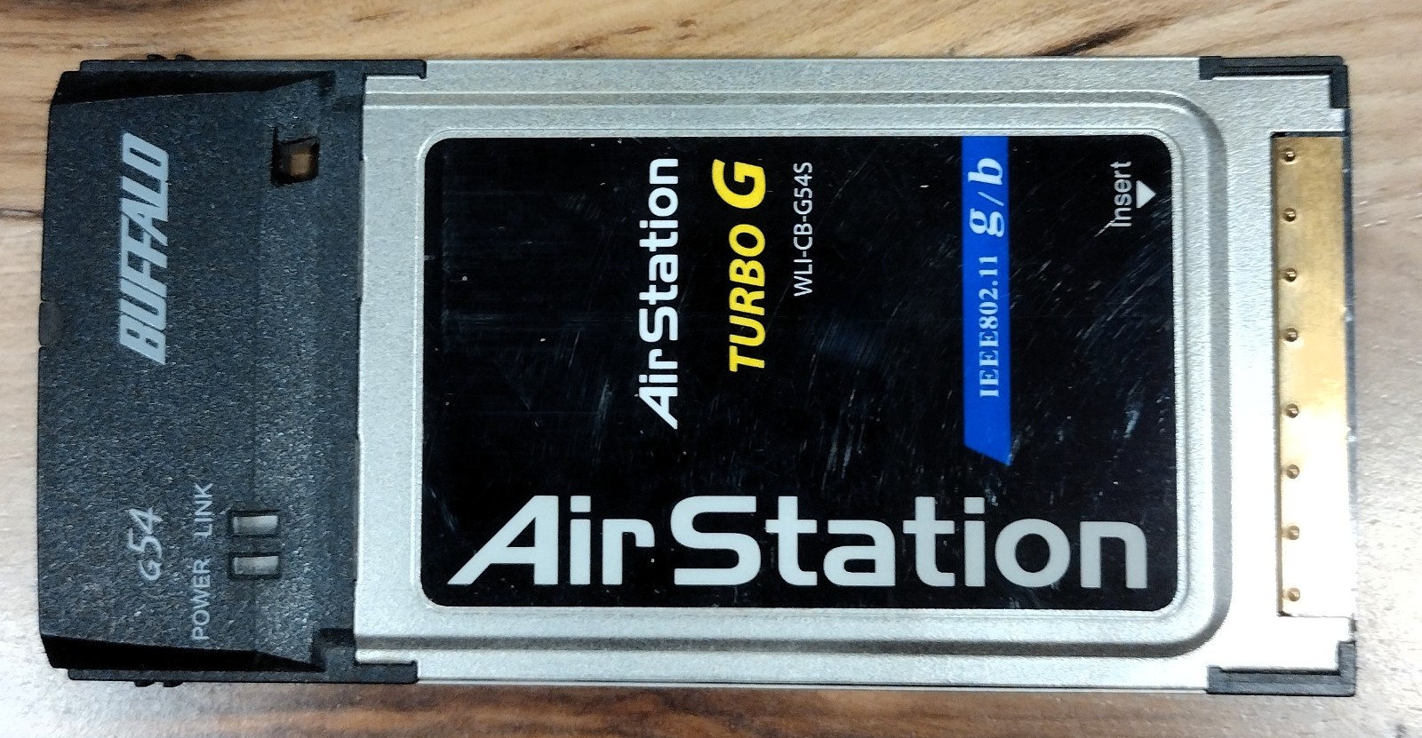 Buffalo AirStation Turbo G PCMCIA WiFi Card WLI-CB-G54S 802.11g Laptop Adapter