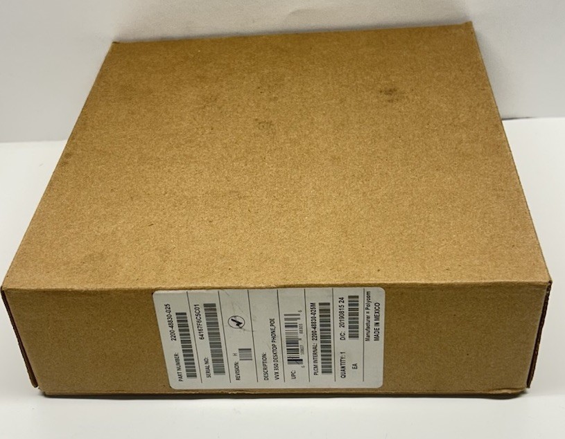 New Polycom VVX 350 Business IP Phone (2200-48830-025) NEW F/S HP