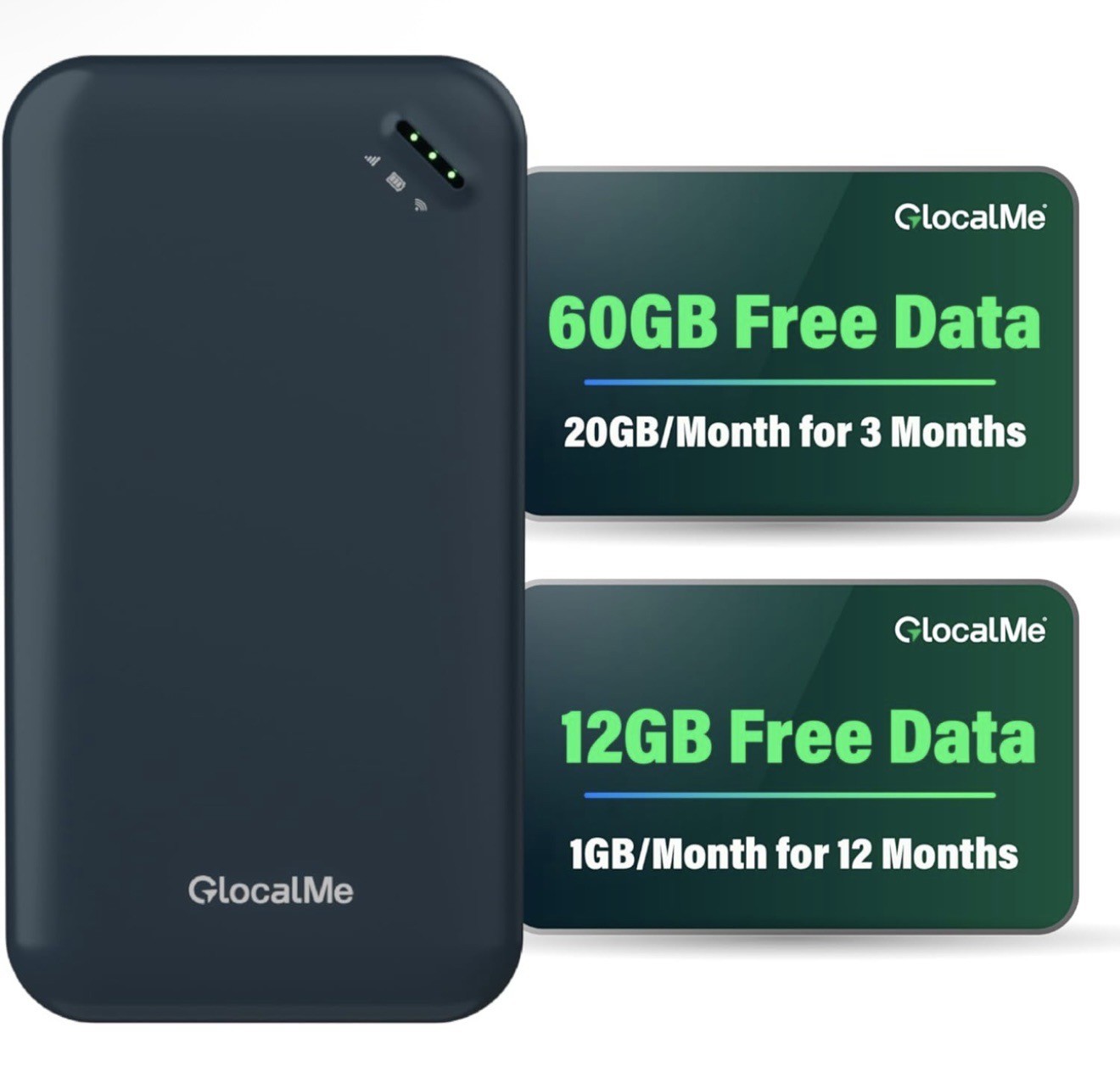 GlocalMe UPP Global 4G Pocket WiFi Hotspot Mobile Internet Device Sealed