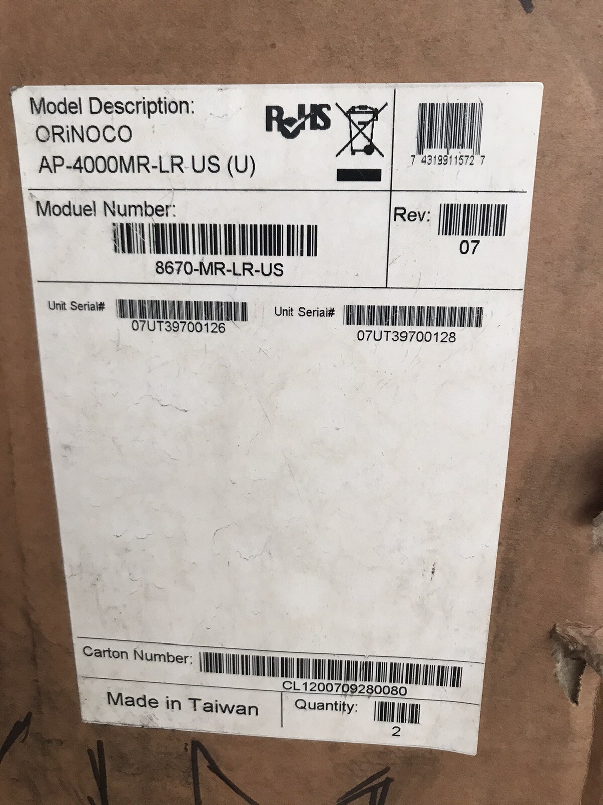PROXIM AP-4000MR-LR US ORiNOCO Brand New